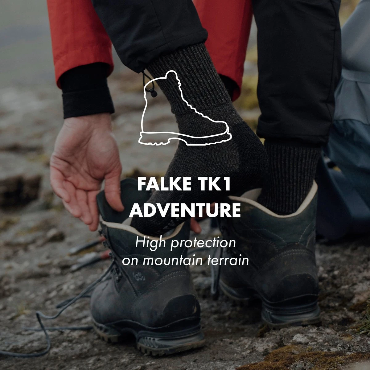 FALKE TK1 Adventure Wandelen Anti Blaren, Anti Zweet Merino Wol Dames Sportsokken Grijs - Maat 39-40 11 FALKE TK1 Adventure Wandelen Anti Blaren, Anti Zweet Merino Wol Dames Sportsokken Grijs - Maat 39-40 - Afbeelding 9