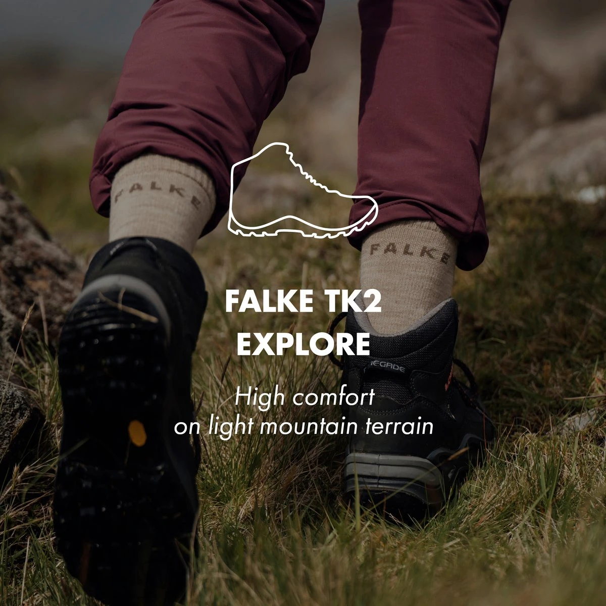 FALKE TK2 Explore Cool Wandelen Anti Blaren, Anti Zweet Functioneel Garen Dames Sportsokken Roze - Maat 39-40 6 FALKE TK2 Explore Cool Wandelen Anti Blaren, Anti Zweet Functioneel Garen Dames Sportsokken Roze - Maat 39-40 - Afbeelding 4