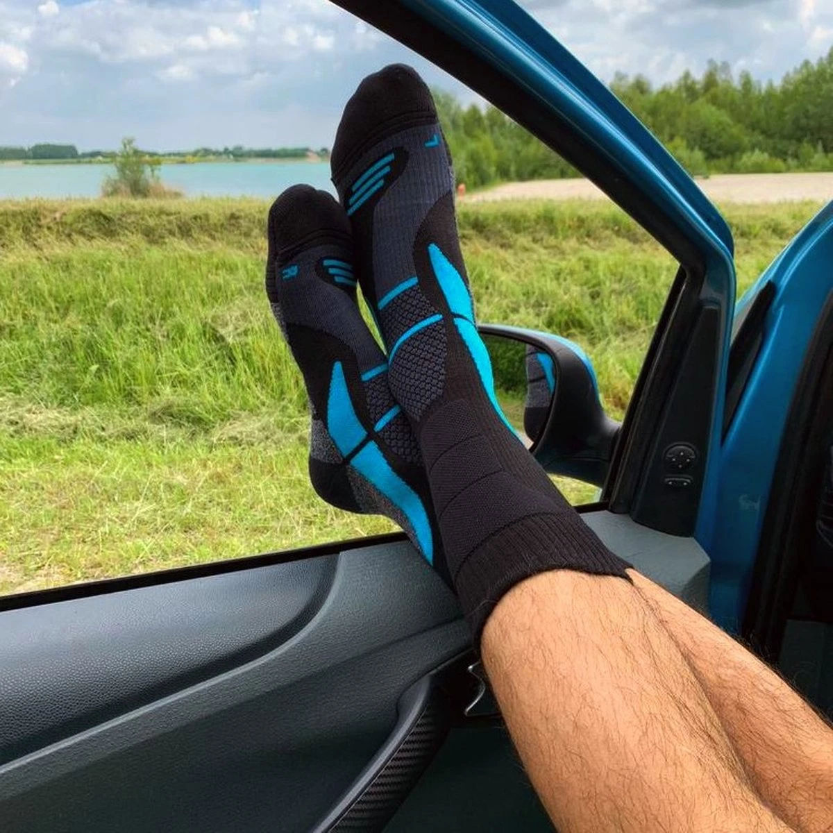 Enfuse Merino Wandelsokken Met Eucalyptus 2-Pack - Zwart / Blauw - Maat 43-46 10 Enfuse Merino Wandelsokken Met Eucalyptus 2-Pack - Zwart / Blauw - Maat 43-46 - Afbeelding 8