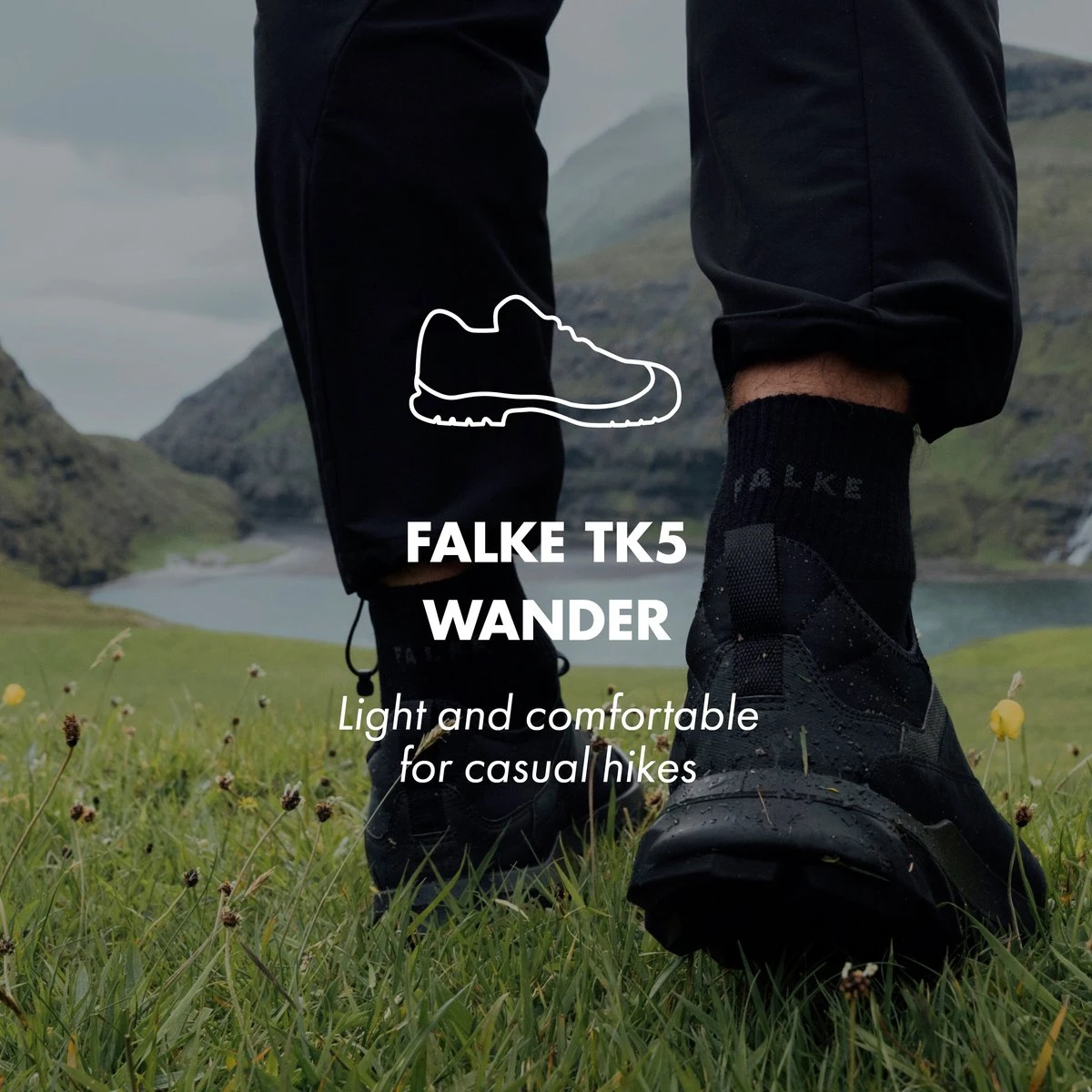 FALKE TK5 Wander Wandelen Anti Blaren, Anti Zweet Merino Wol Heren Sportsokken Grijs - Maat 39-41 9 FALKE TK5 Wander Wandelen Anti Blaren, Anti Zweet Merino Wol Heren Sportsokken Grijs - Maat 39-41 - Afbeelding 7