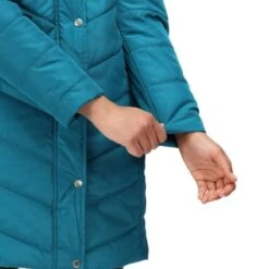 De Regatta Parthenia Baffle Jas - Jas - Dames - GeÃ¯soleerd - Waterafstotend - Turkoois -Falke Shop 1200x1200 38