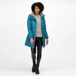 De Regatta Parthenia Baffle Jas - Jas - Dames - GeÃ¯soleerd - Waterafstotend - Turkoois -Falke Shop 1200x1200 39