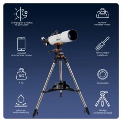 AYOO® Telescoop - Sterrenkijker - 250X Zoom - Volledige Set - Smartphone Houder - Verstelbaar Statief - Draagtas - 80/500mm 14 AYOO® Telescoop - Sterrenkijker - 250X Zoom - Volledige Set - Smartphone Houder - Verstelbaar Statief - Draagtas - 80/500mm -Falke Shop 1200x1200 447