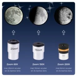 AYOO® Telescoop - Sterrenkijker - 250X Zoom - Volledige Set - Smartphone Houder - Verstelbaar Statief - Draagtas - 80/500mm 17 AYOO® Telescoop - Sterrenkijker - 250X Zoom - Volledige Set - Smartphone Houder - Verstelbaar Statief - Draagtas - 80/500mm -Falke Shop 1200x1200 450