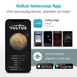 Vultus Telescoop - 375x Vergroting - Sterrenkijker Beginners / Volwassenen / Gevorderden - Inclusief E-boek Voor Beginners - Inclusief App - Inclusief Statief En Draagtas - Vultus - 50080 -Falke Shop 1200x1200 531