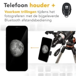 RP® Telescoop 375x Zoom Incl 4 Lenzen En Filterset - Sterrenkijker Volwassenen / Gevorderden - Verstelbaar Statief - Afstandsbediening, Planisfeer, Leerboek En Smartphone Adapter + Poster - CARBON -Falke Shop 1200x1200 545