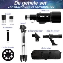 CAMUX Telescoop - Sterrenkijker - Geschikt Voor Volwassenen En Kinderen - Nachtkijker - Sterrenkunde -Falke Shop 1200x1200 552