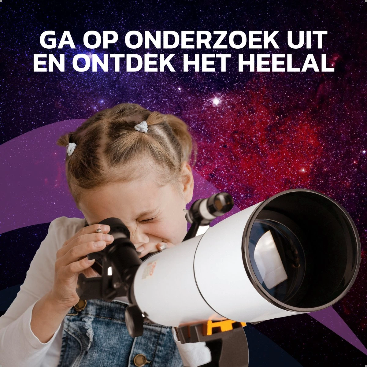 Telescoop Deluxe - Sterrenkijker - Astronomie - Nachtkijker - Sterrenkunde - Waterproof - Geschikt Voor Volwassenen En Kinderen 11 Telescoop Deluxe - Sterrenkijker - Astronomie - Nachtkijker - Sterrenkunde - Waterproof - Geschikt Voor Volwassenen En Kinderen - Afbeelding 9