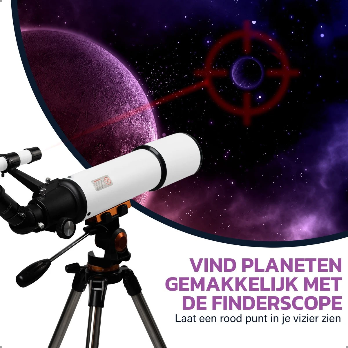 Telescoop Deluxe - Sterrenkijker - Astronomie - Nachtkijker - Sterrenkunde - Waterproof - Geschikt Voor Volwassenen En Kinderen 12 Telescoop Deluxe - Sterrenkijker - Astronomie - Nachtkijker - Sterrenkunde - Waterproof - Geschikt Voor Volwassenen En Kinderen - Afbeelding 10