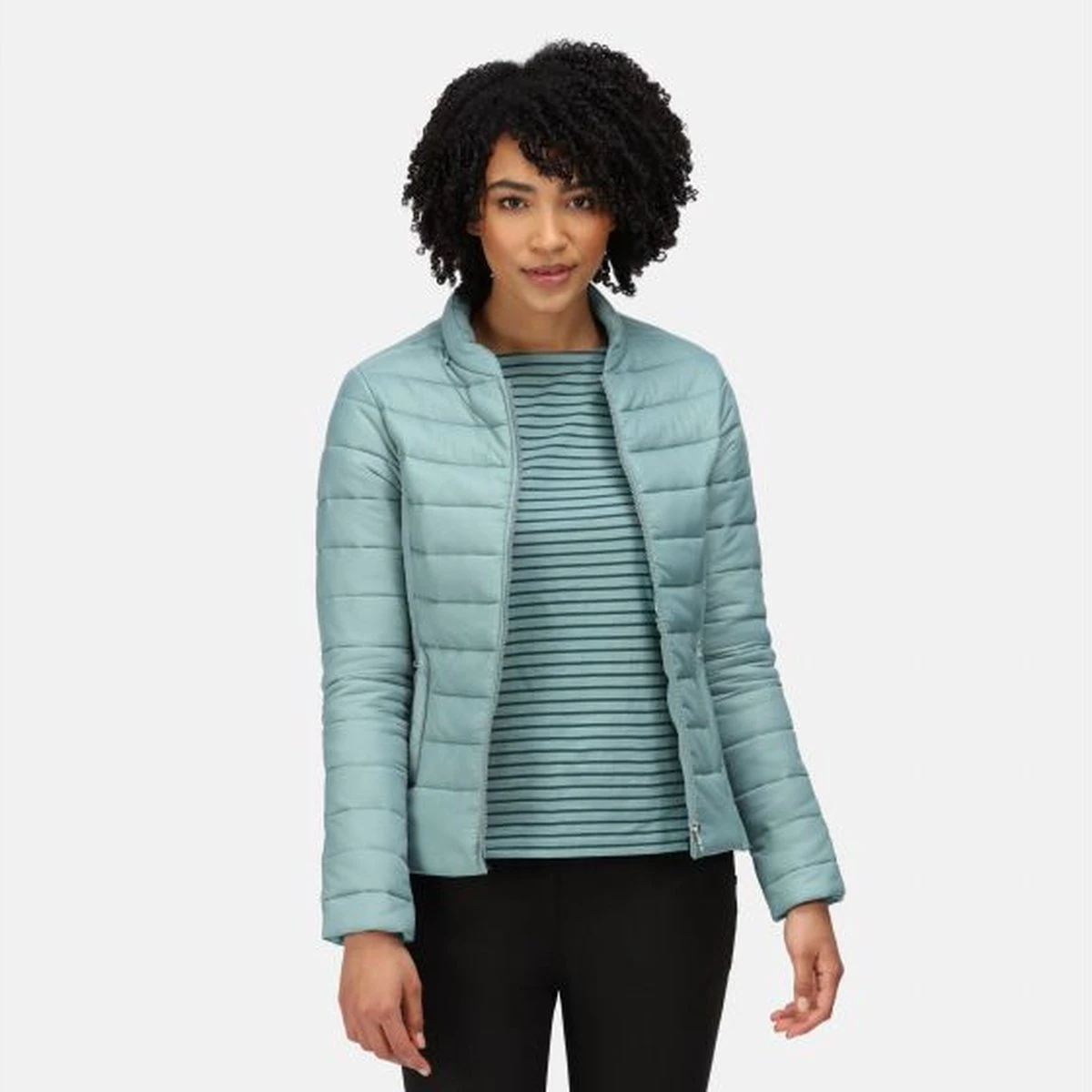 De Regatta Kylar Baffle Jas - Outdoorjas - Dames - Geïsoleerd - Waterafstotend - Klimop Groen 6 De Regatta Kylar Baffle Jas - Outdoorjas - Dames - Geïsoleerd - Waterafstotend - Klimop Groen - Afbeelding 4