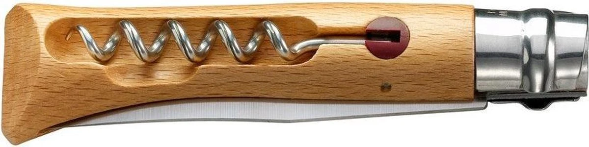 Opinel Kurkentrekker Zakmes - RVS Hout 5 Opinel Kurkentrekker Zakmes - RVS Hout - Afbeelding 3