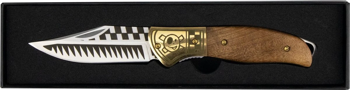 Homey's Man's Ruin By Schiffmacher Zakmes - RVS/wortelhout - Gift Box 9 Homey's Man's Ruin By Schiffmacher Zakmes - RVS/wortelhout - Gift Box - Afbeelding 7