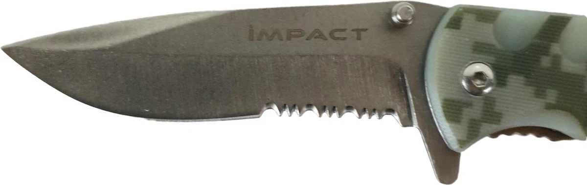 Homeij Zakmes Impact Leger Camouflage Kleur Army RVS Inclusief Opberg Etui Handle G10 6 Homeij Zakmes Impact Leger Camouflage Kleur Army RVS Inclusief Opberg Etui Handle G10 - Afbeelding 4