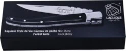 Laguiole Style De Vie Zakmes - In Giftbox - Zwart Ebbenhout -Falke Shop 1200x489