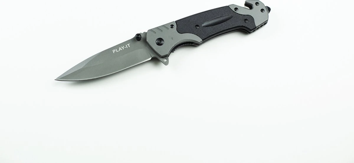 PLAY IT Zakmes Inclusief Opbergetui - 23CM - 11in1 Multikaart - Zwart 9 PLAY IT Zakmes Inclusief Opbergetui - 23CM - 11in1 Multikaart - Zwart - Afbeelding 7