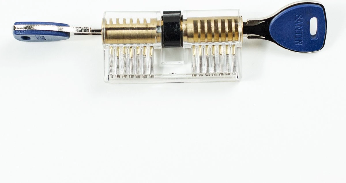 PLAY IT Lockpick Set XXL 75 Delig - 9 Sloten - Incl. Opbergzakjes 18 PLAY IT Lockpick Set XXL 75 Delig - 9 Sloten - Incl. Opbergzakjes - Afbeelding 16