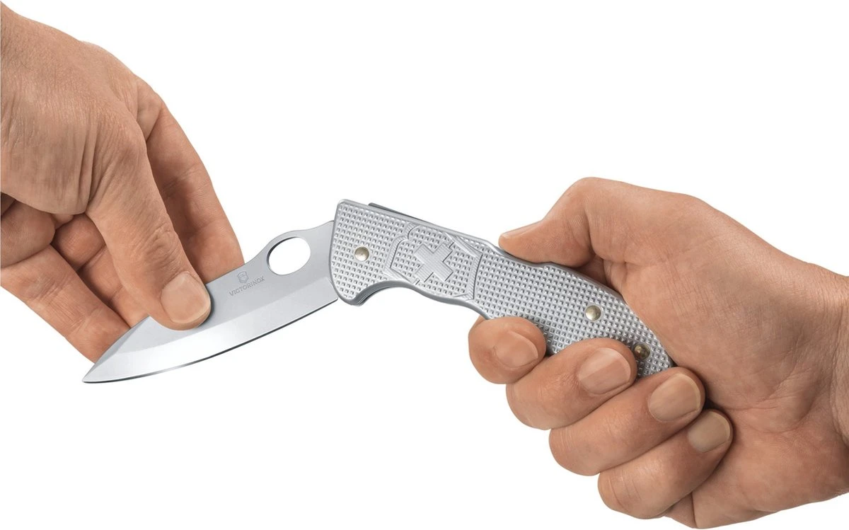 Victorinox Hunter Pro Alox Zwitsers Jachtmes - Zilver 13 Victorinox Hunter Pro Alox Zwitsers Jachtmes - Zilver - Afbeelding 11