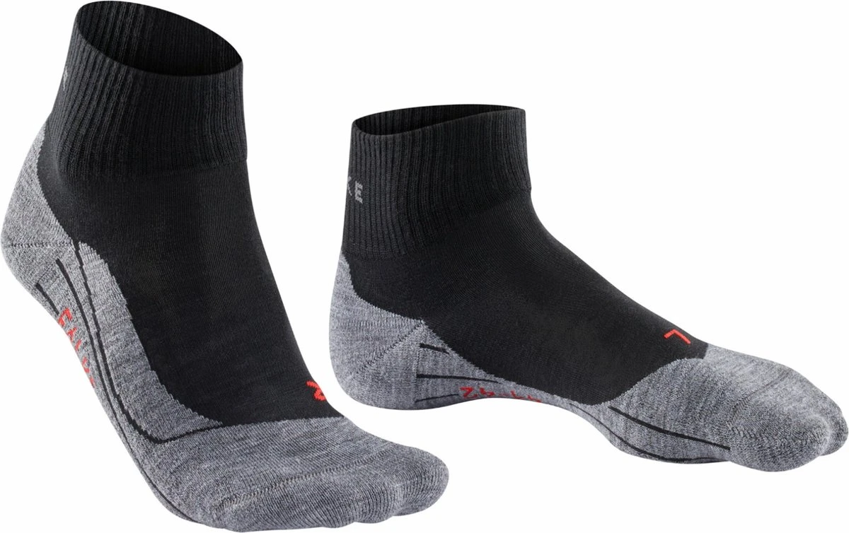 FALKE TK5 Wander Short Wandelen Anti Blaren, Anti Zweet Merino Wol Dames Sportsokken Zwart - Maat 39-40 16 FALKE TK5 Wander Short Wandelen Anti Blaren, Anti Zweet Merino Wol Dames Sportsokken Zwart - Maat 39-40 - Afbeelding 14