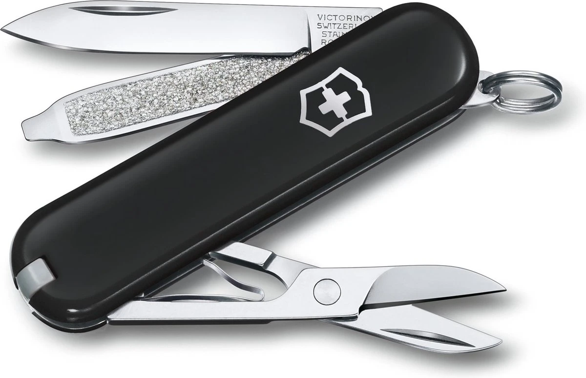 Victorinox Classic SD Zakmes - Dark Illusion - 7 Functies - RVS 5 Victorinox Classic SD Zakmes - Dark Illusion - 7 Functies - RVS - Afbeelding 3