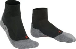 FALKE TK5 Wander Short Wandelen Anti Blaren, Anti Zweet Merino Wol Heren Sportsokken Zwart - Maat 39-41 -Falke Shop 1200x784 1