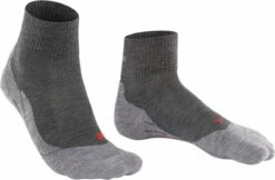 FALKE TK5 Wander Short Wandelen Anti Blaren, Anti Zweet Merino Wol Heren Sportsokken Grijs - Maat 42-43 -Falke Shop 1200x786 1
