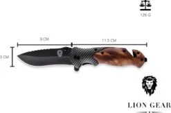 Survival Zakmes Outdoor – 1 Hand Open Systeem En Broekclip – 20.5 CM Vouwmes – RVS – Lion Gear KN-01 20 Survival Zakmes Outdoor – 1 Hand Open Systeem En Broekclip – 20.5 CM Vouwmes – RVS – Lion Gear KN-01 -Falke Shop 1200x793 1