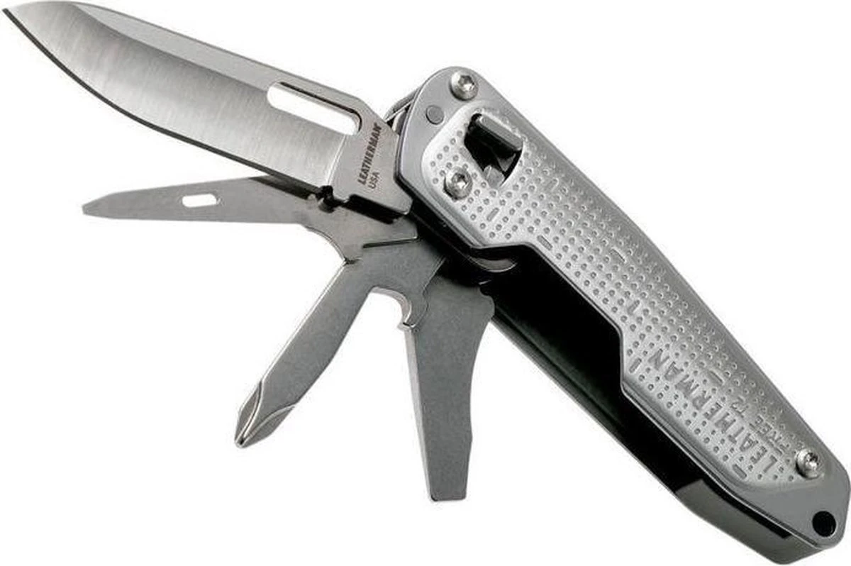 Leatherman Free P2 Multitool - 19 Functies - RVS - Zilver - Nylon Etui 22 Leatherman Free P2 Multitool - 19 Functies - RVS - Zilver - Nylon Etui - Afbeelding 20
