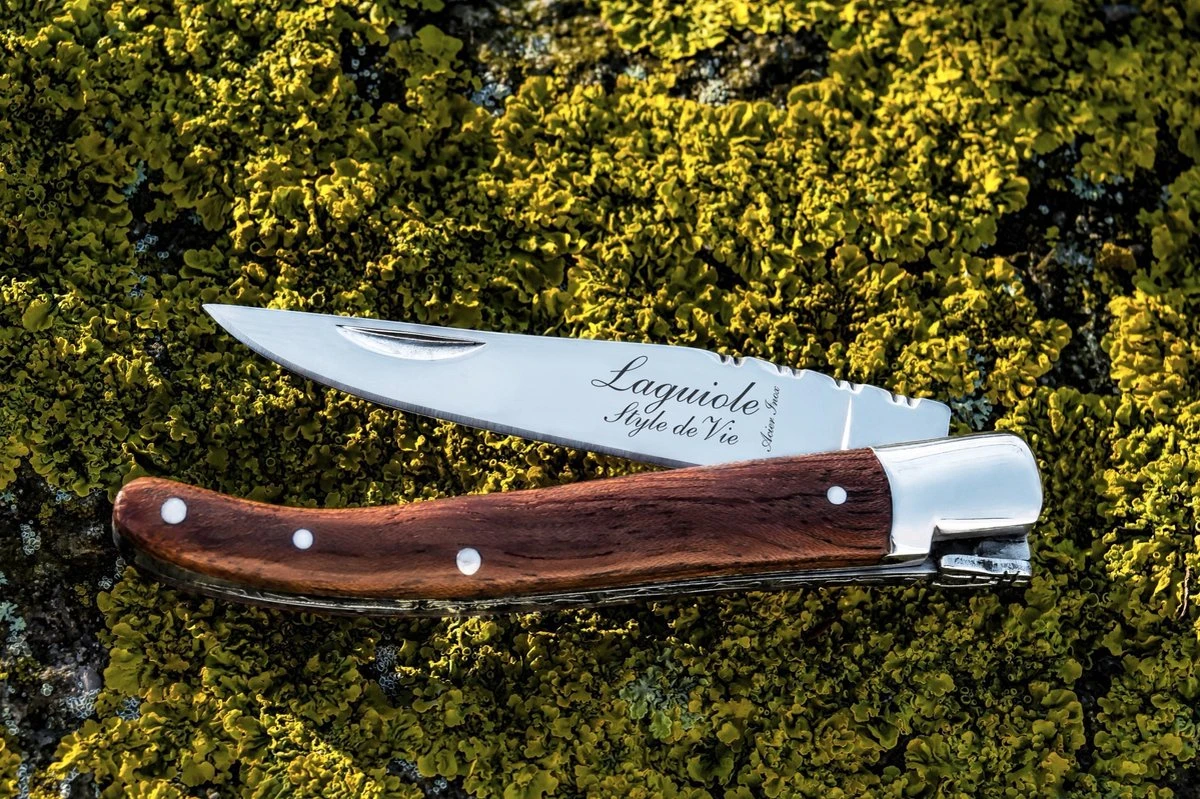 Laguiole Style De Vie Zakmes - In Giftbox - Rozenhout 16 Laguiole Style De Vie Zakmes - In Giftbox - Rozenhout - Afbeelding 14