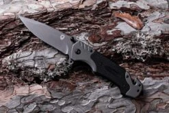 Survival Zakmes Outdoor – 1 Hand Open Systeem En Broekclip – 22.5 CM Vouwmes – RVS – Lion Gear KN-03 -Falke Shop 1200x800 1