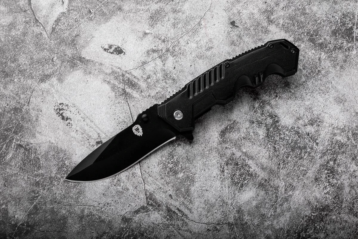 Survival Zakmes Outdoor – 1 Hand Open Systeem En Broekclip – 20 CM Vouwmes – RVS – Lion Gear KN-05 9 Survival Zakmes Outdoor – 1 Hand Open Systeem En Broekclip – 20 CM Vouwmes – RVS – Lion Gear KN-05 - Afbeelding 7