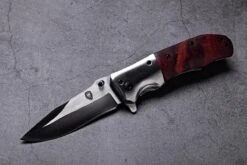 Survival Zakmes Outdoor – 1 Hand Open Systeem En Broekclip – 20.5 CM Vouwmes – RVS – Lion Gear KN-02 -Falke Shop 1200x800 6