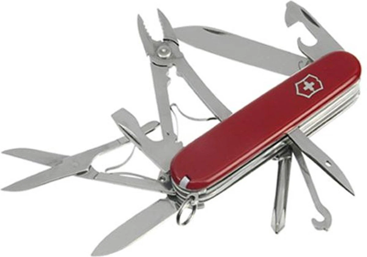 Victorinox Swiss Army Tinker De Luxe Multitool 16 Functies Rood 4 Victorinox Swiss Army Tinker De Luxe Multitool 16 Functies Rood - Afbeelding 2