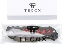 Dragon Zakmes - Opvouwbaar - Inklapbaar - Discreet - Survival Mes - Tactical Knife - 18cm - Broekclip - Vlijmscherp - RVS - Zwart -Falke Shop 1200x853