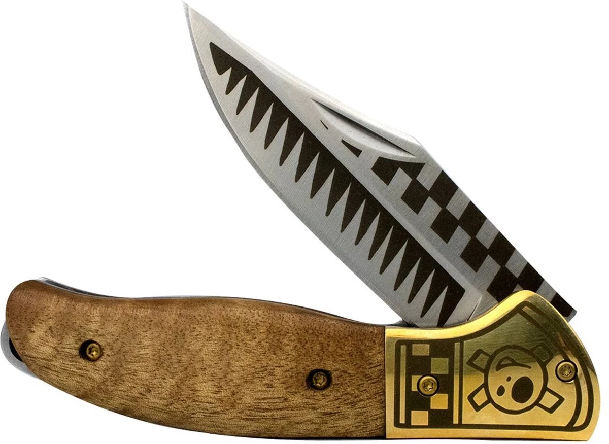 Homey's Man's Ruin By Schiffmacher Zakmes - RVS/wortelhout - Gift Box 5 Homey's Man's Ruin By Schiffmacher Zakmes - RVS/wortelhout - Gift Box - Afbeelding 3