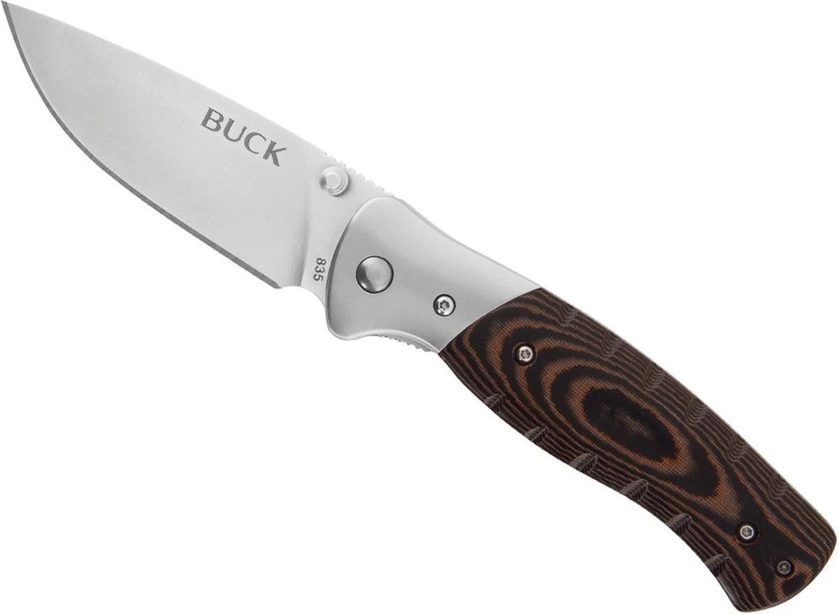 Buck Knives Buck Small Folding Selkirk Micarta 3 Buck Knives Buck Small Folding Selkirk Micarta