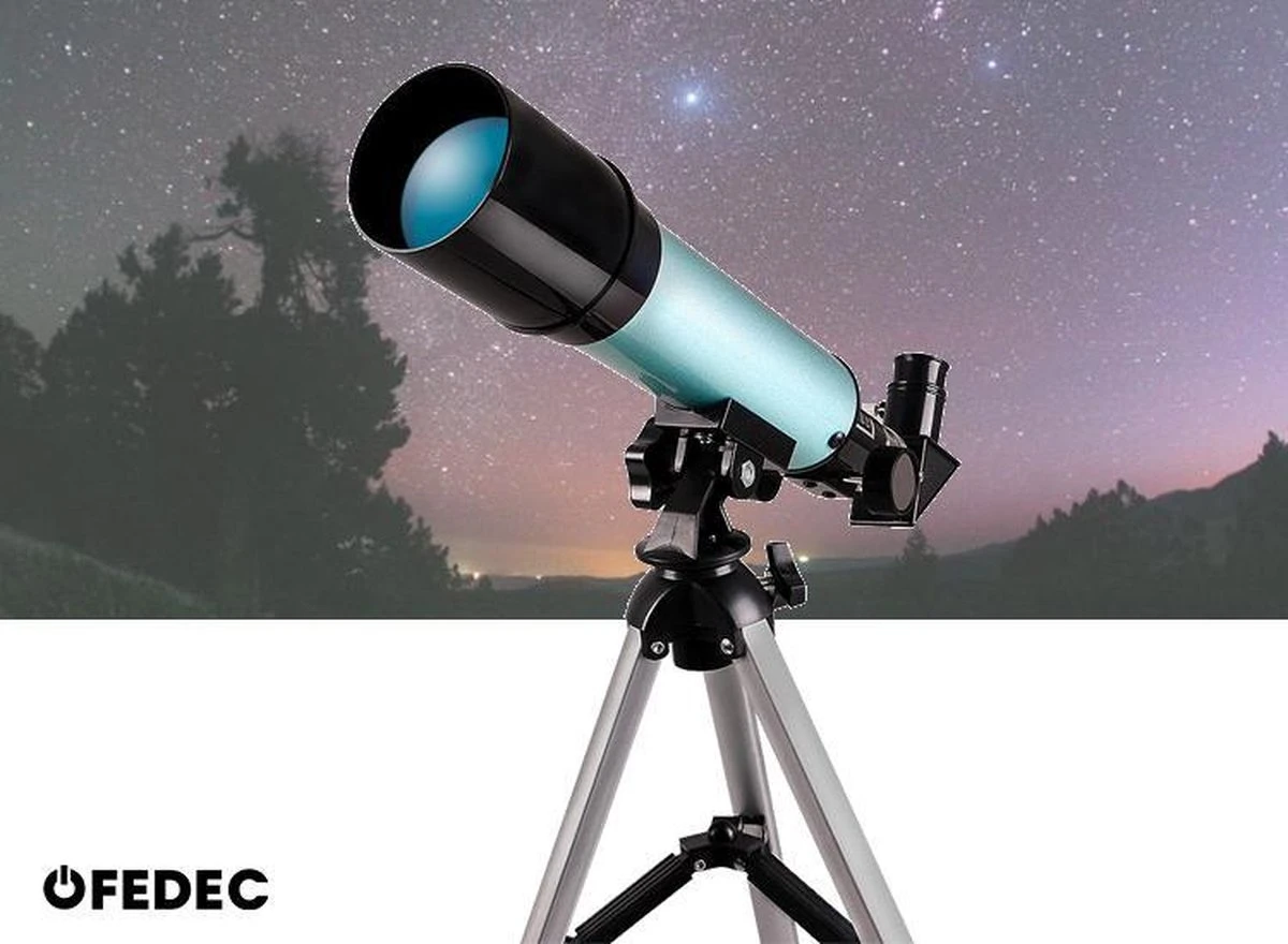 FEDEC Telescoop - 3 Lenzenstanden - Zwart 11 FEDEC Telescoop - 3 Lenzenstanden - Zwart - Afbeelding 9