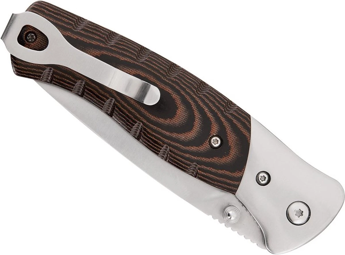 Buck Knives Buck Small Folding Selkirk Micarta 4 Buck Knives Buck Small Folding Selkirk Micarta - Afbeelding 2