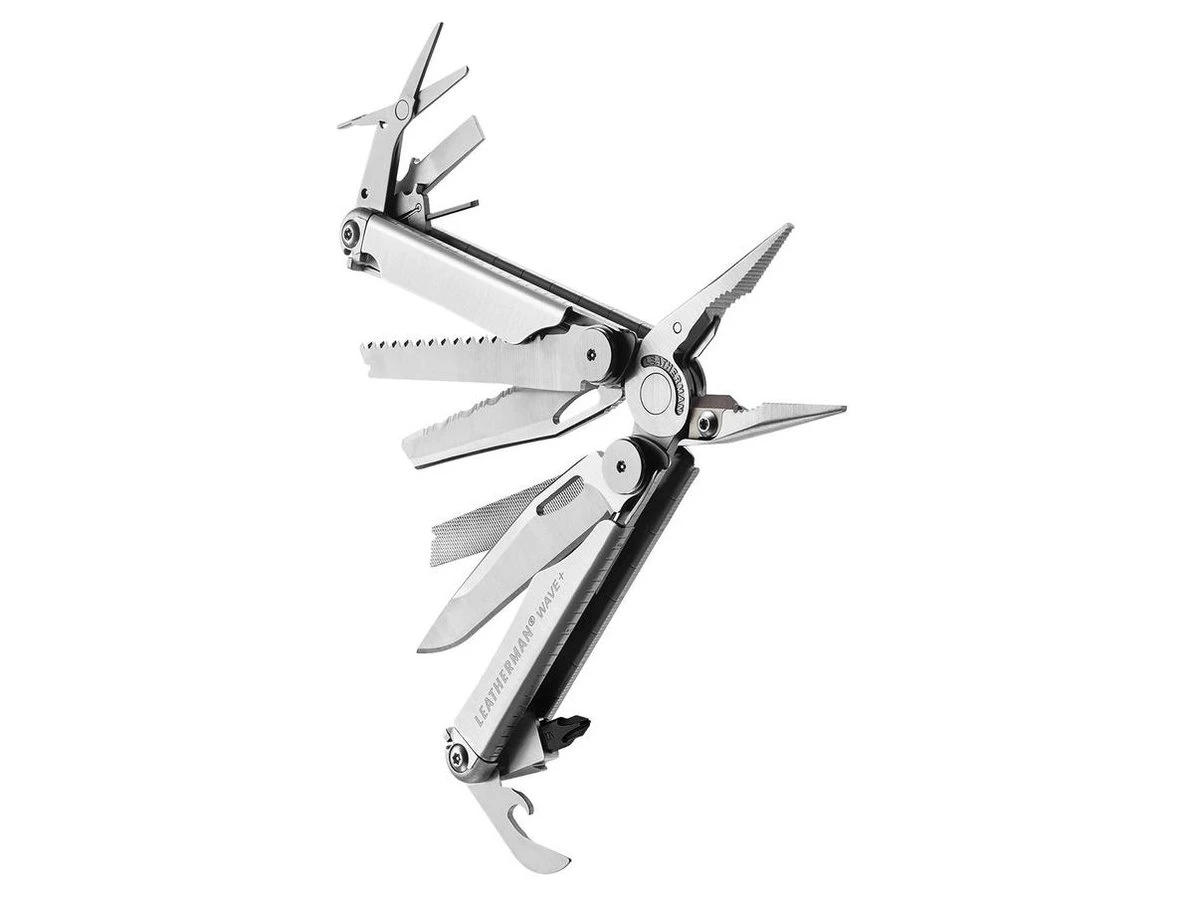 Leatherman Wave Plus+ Multitool Silver - Tang Met Hoes+ 18 Tools Professionele RVS Survival Zakmes 5 Leatherman Wave Plus+ Multitool Silver - Tang Met Hoes+ 18 Tools Professionele RVS Survival Zakmes - Afbeelding 3