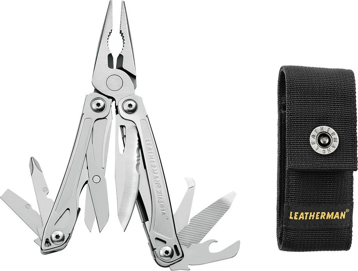 Leatherman Wingman Zakmes - Zilver Kleurig 3 Leatherman Wingman Zakmes - Zilver Kleurig