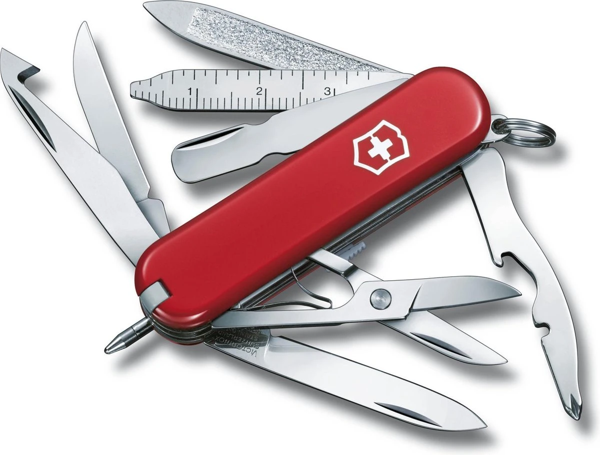 Victorinox Mini-Champ Zakmes - 16 Functies - Rood 3 Victorinox Mini-Champ Zakmes - 16 Functies - Rood