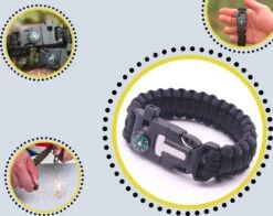 Merkloos Paracord Bracelet Armband 5 In 1 Outdoor Survival - Magnesium Stick, Kompas, Paracord -Falke Shop 1200x954 1