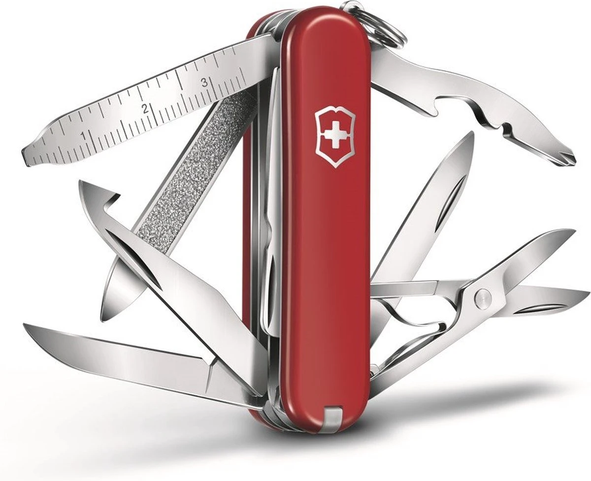 Victorinox Mini-Champ Zakmes - 16 Functies - Rood 4 Victorinox Mini-Champ Zakmes - 16 Functies - Rood - Afbeelding 2