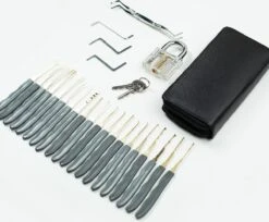 PLAY IT Lockpick Set XXL 75 Delig - 9 Sloten - Incl. Opbergzakjes 28 PLAY IT Lockpick Set XXL 75 Delig - 9 Sloten - Incl. Opbergzakjes -Falke Shop 1200x991