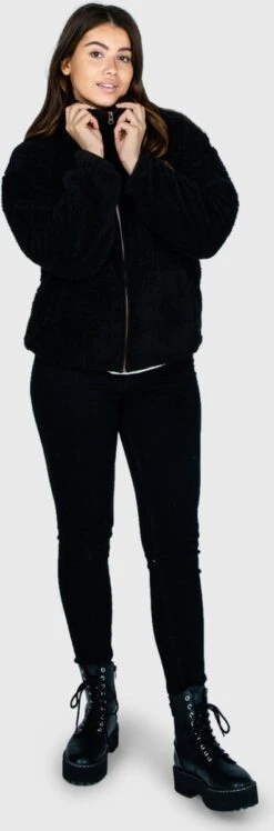 Brunotti Huntress Teddy Fleece Jas - Dames - Black - M 19 Brunotti Huntress Teddy Fleece Jas - Dames - Black - M -Falke Shop 396x1200 1