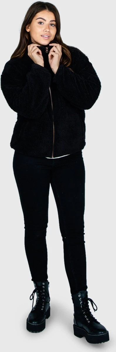 Brunotti Huntress Teddy Fleece Jas - Dames - Black - M 9 Brunotti Huntress Teddy Fleece Jas - Dames - Black - M - Afbeelding 7