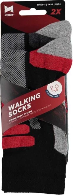 Xtreme Sockswear Wandelsokken - 6 Paar Wandel Sokken - Multi Black - Maat -Falke Shop 451x1200 3