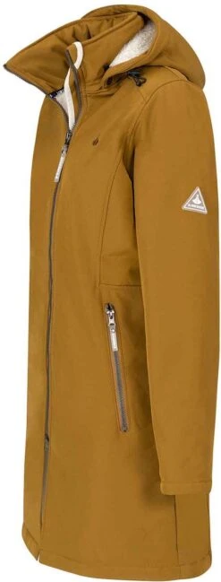 BJØRNSON Signe Softshell Winterjas Parka Dames - Teddy - Maat 44 - Tapenade 25 BJØRNSON Signe Softshell Winterjas Parka Dames - Teddy - Maat 44 - Tapenade -Falke Shop 457x1200