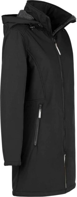 BJØRNSON Signe Softshell Winterjas Parka Dames - Teddy - Maat 44 - Zwart 26 BJØRNSON Signe Softshell Winterjas Parka Dames - Teddy - Maat 44 - Zwart -Falke Shop 471x1200