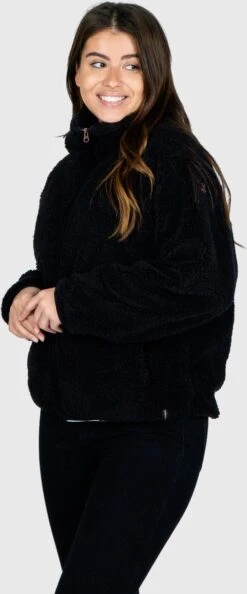 Brunotti Huntress Teddy Fleece Jas - Dames - Black - M 18 Brunotti Huntress Teddy Fleece Jas - Dames - Black - M -Falke Shop 499x1200 2