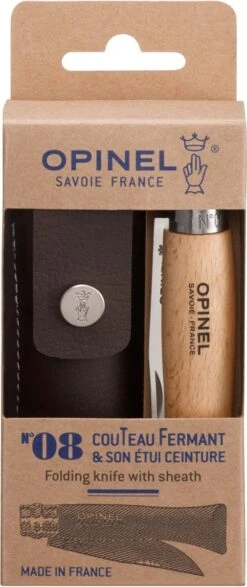 Opinel No.8 Zakmes - RVS Etui -Falke Shop 505x1200